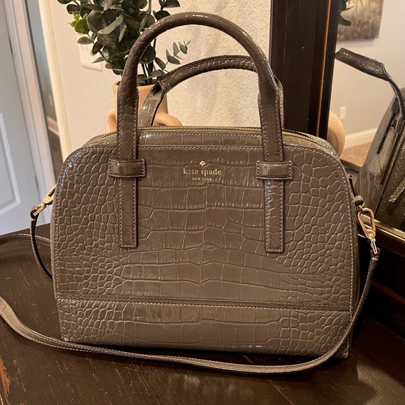 Gray Kate Spade Crossbody Purse - Picture 4 of 4